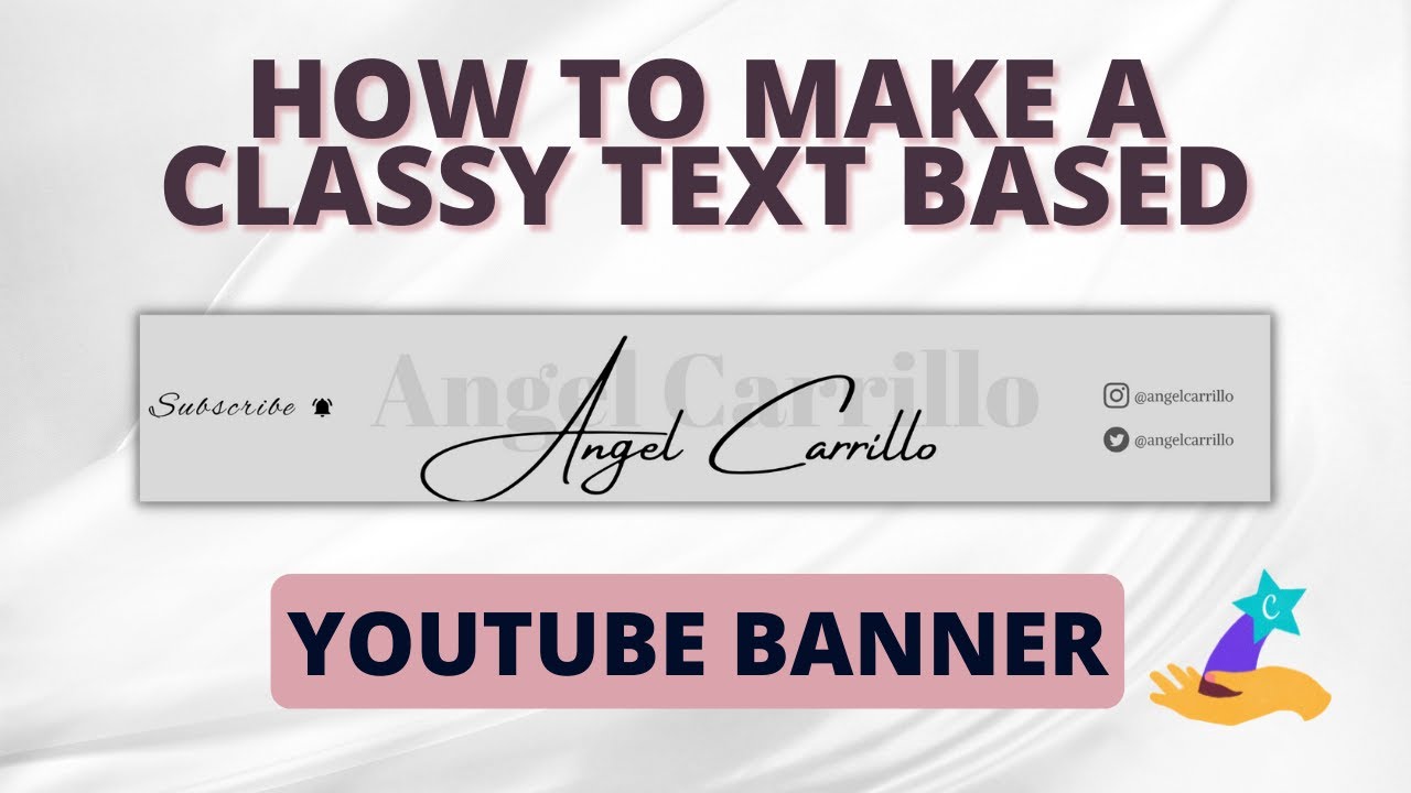 How to Make a YouTube Banner on Canva (Classy YouTube Channel Art Tutorial!)