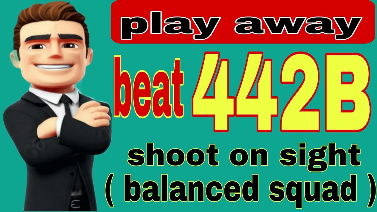 OSM TACTIC 2023 : ( PLAY AWAY ) BEAT 442B SHOOT ON SIGHT with BALANCED SQUAD