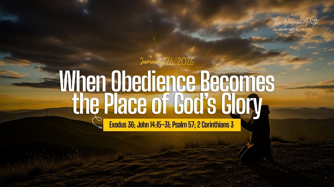 When Obedience Becomes the Place of God’s Glory | FEBRUARY 26, 2026