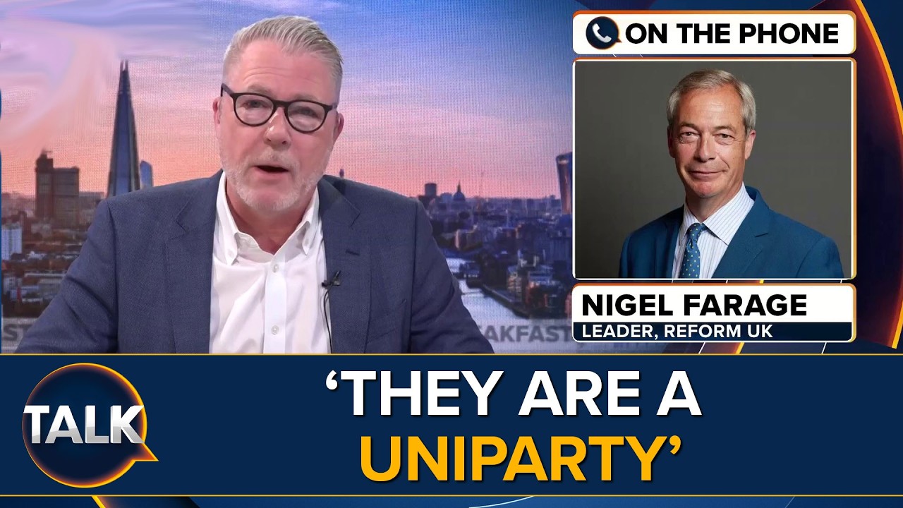 EXCLUSIVE: Nigel Farage Tells Talk He&rsquo;s Facing &lsquo;Anti-Trump Playbook&rsquo; Amid Scrutiny Over Finances