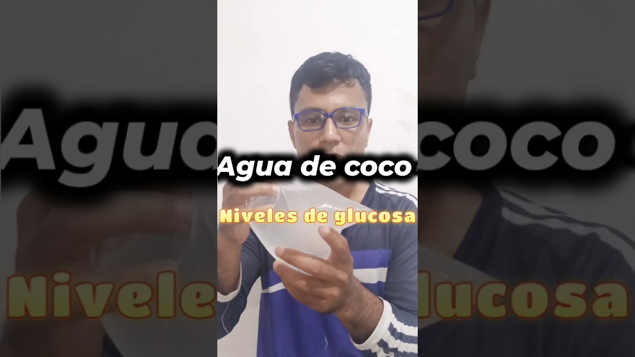 Agua de coco en mis niveles de glucosa 