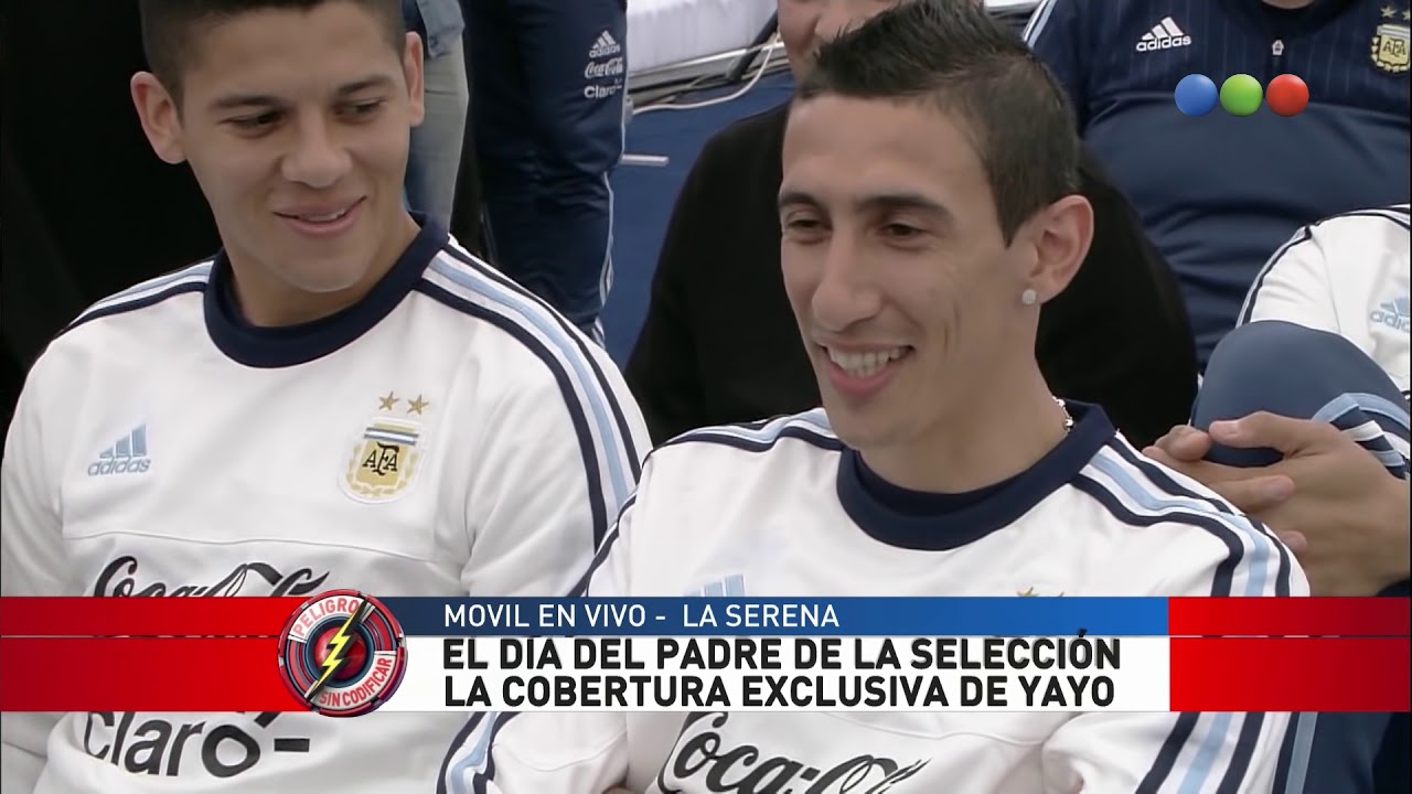 Yayo junto a la Selección Argentina en el día del padre - Peligro sin codificar 2015