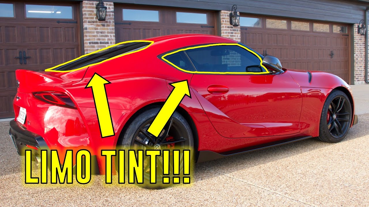 Installing LIMO TINT on the MKV Supra! - LLUMAR IRX