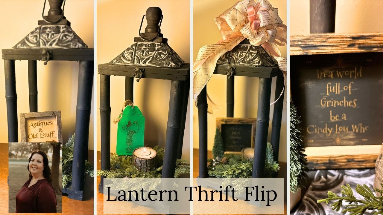 🎄Easy Lantern Thrift Flip 🎄Hello Winter🎄Decorate a Lantern 🎄Wainlux K8