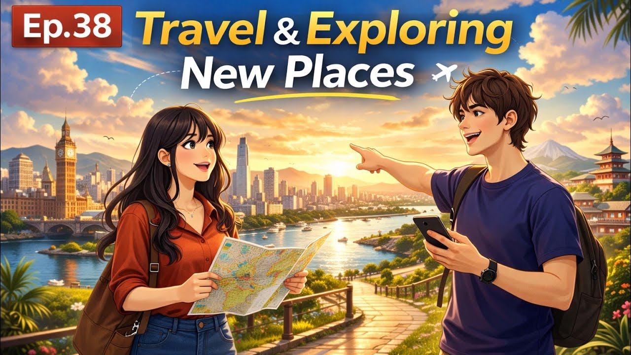 Koala English Podcast Ep.38:  Travel & Exploring New Places – Practice English for Real Life