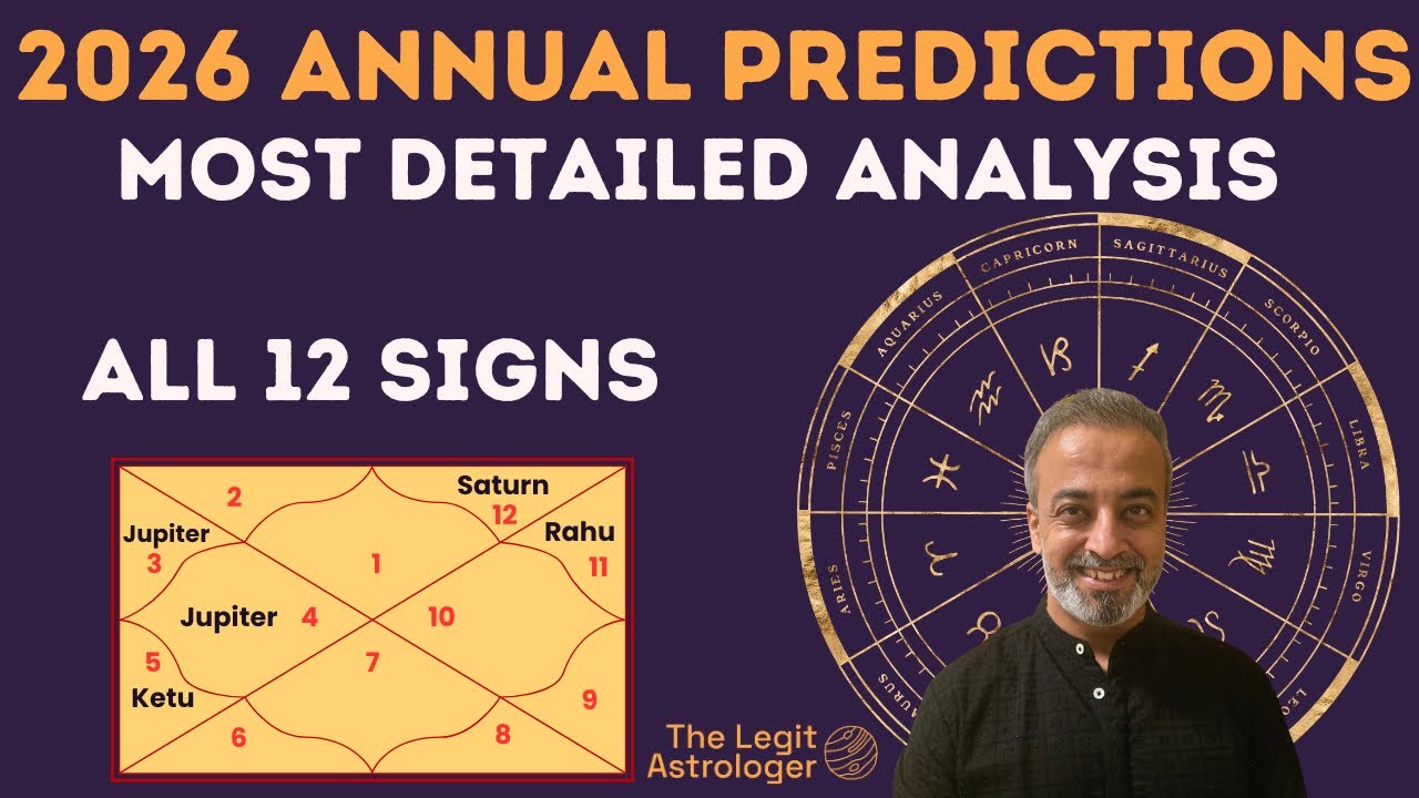 Annual Predictions for 2026 for all 12 Ascendants | Most Detailed Astrological Analysis of 2026