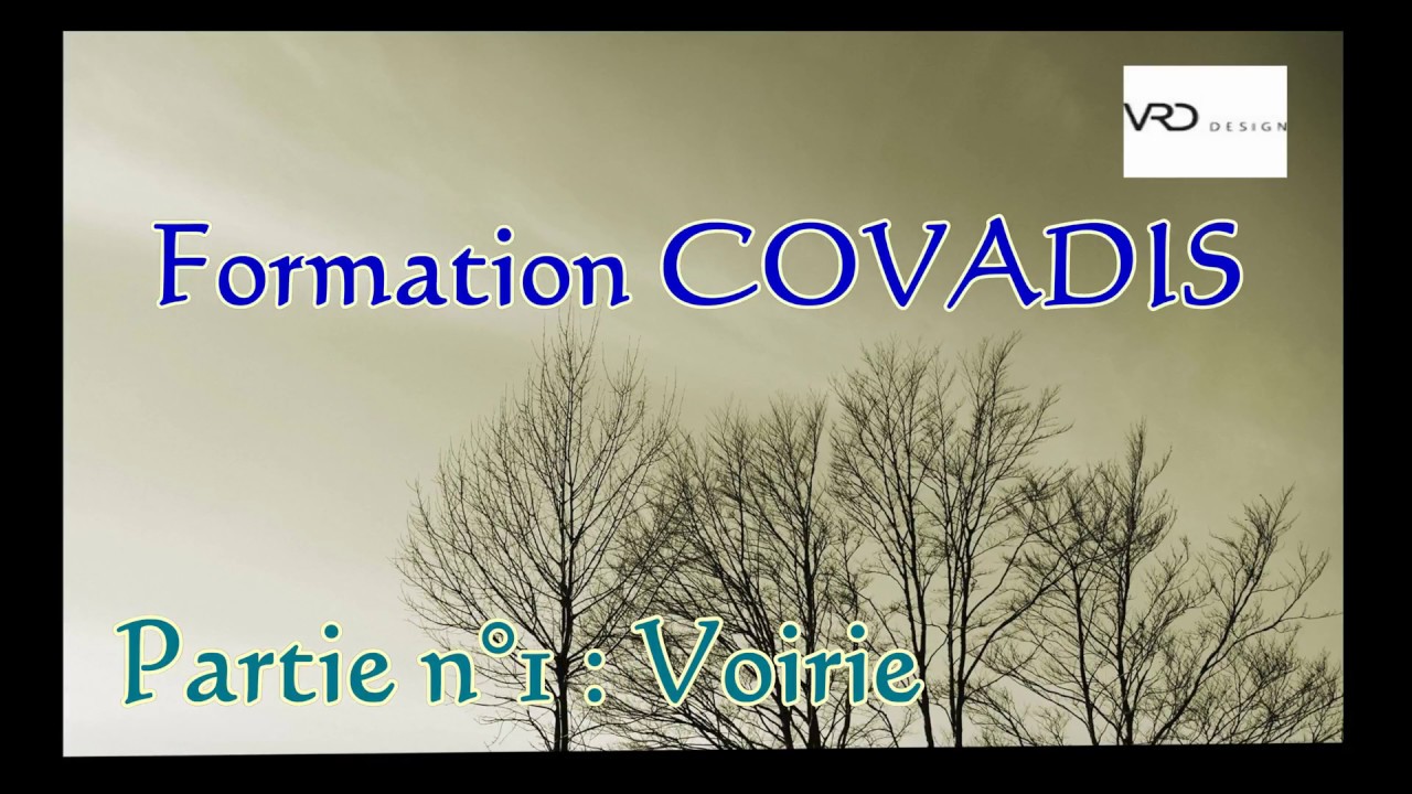 Covadis 10.1 projet voirie partie 1