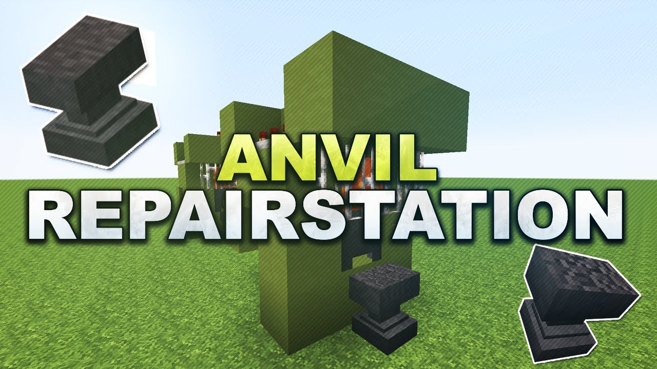 Minecraft - Anvil Repair Station // Infinity Anvil - Tutorial 1.7.10