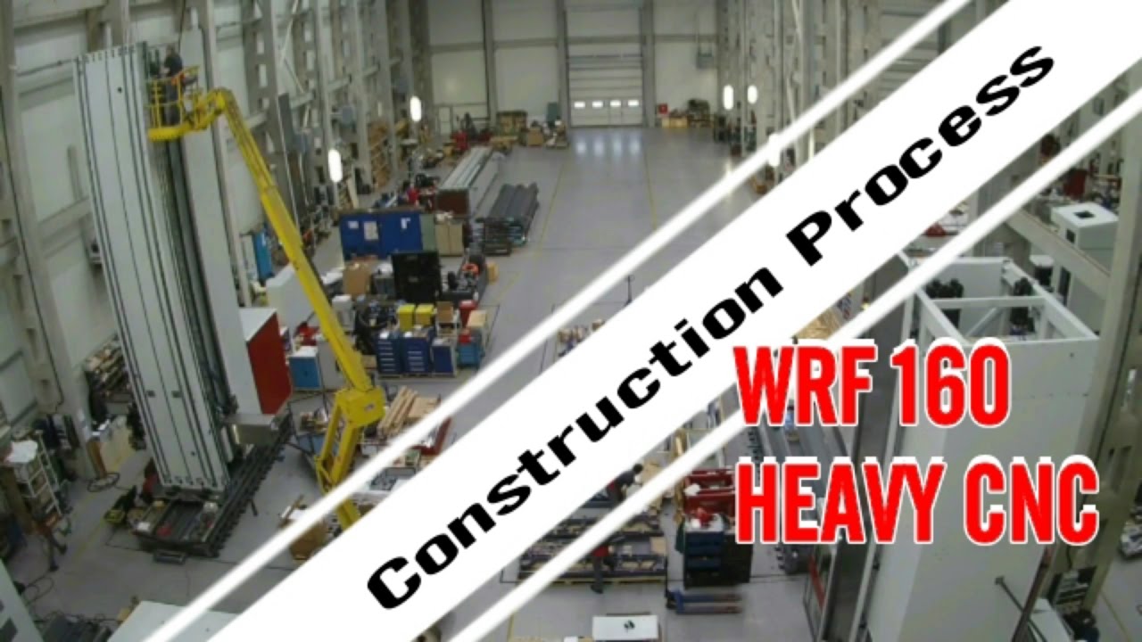 How To Make  A CNC Floor Type Horizontal Boring Mill | Construction Process Of WRF 160 Heavy CNC