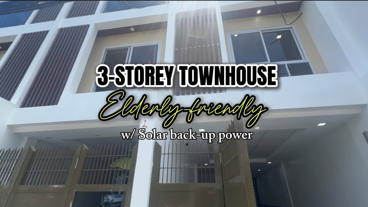 For Sale! #Elderly-friendly 3-Storey Townhouse @Roosevelt Ave. Quezon, City (66 SQM) 🏡✨