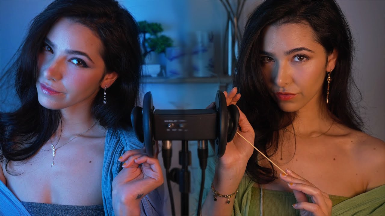 ASMR Twins Take Care of Your Ears for Deep Relaxation  💤