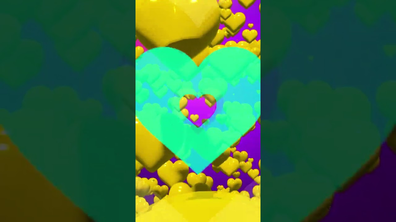 💛 Yellow heart 💛 love 💛  background video @futazhor 