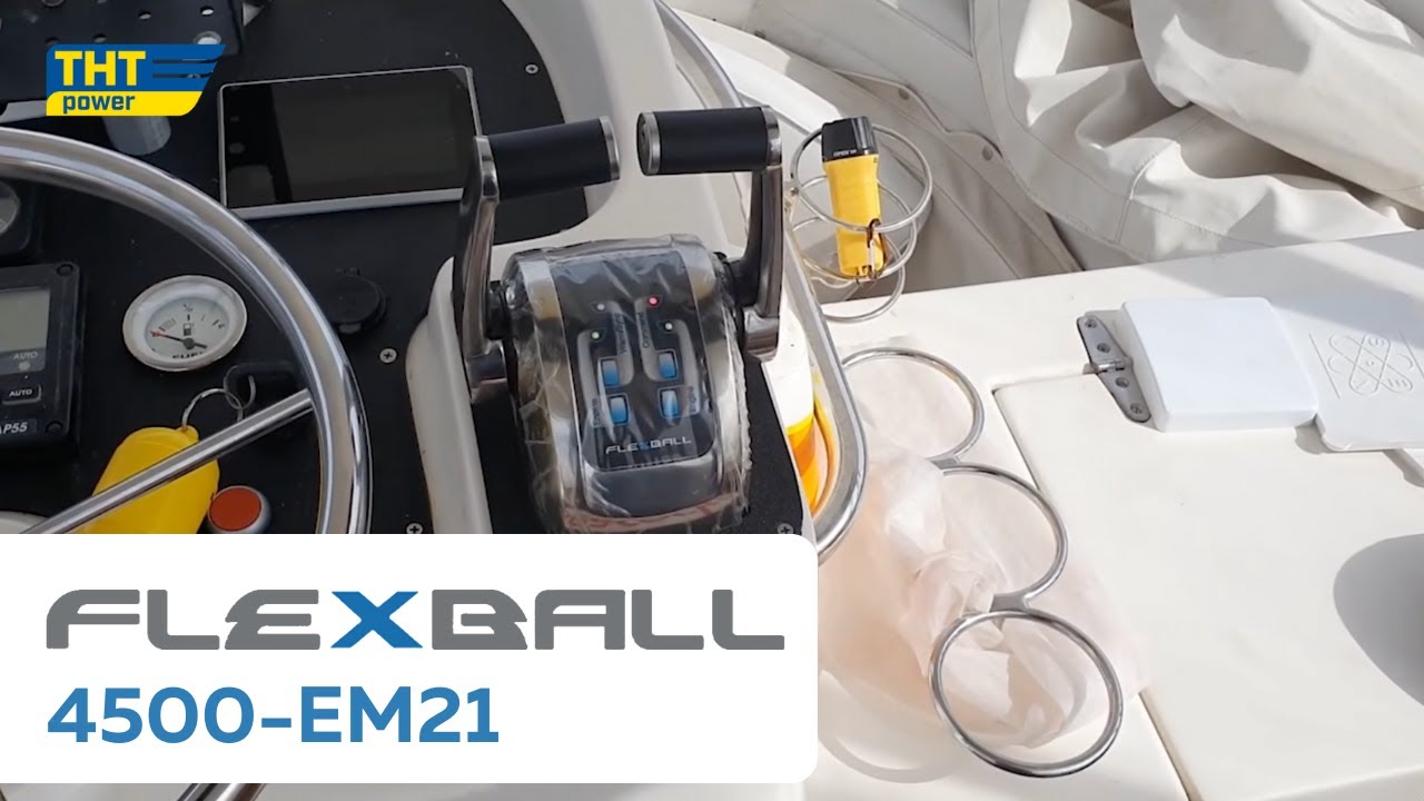 Flexball Marine Throttle Controls: the 4500 EM21 in Action