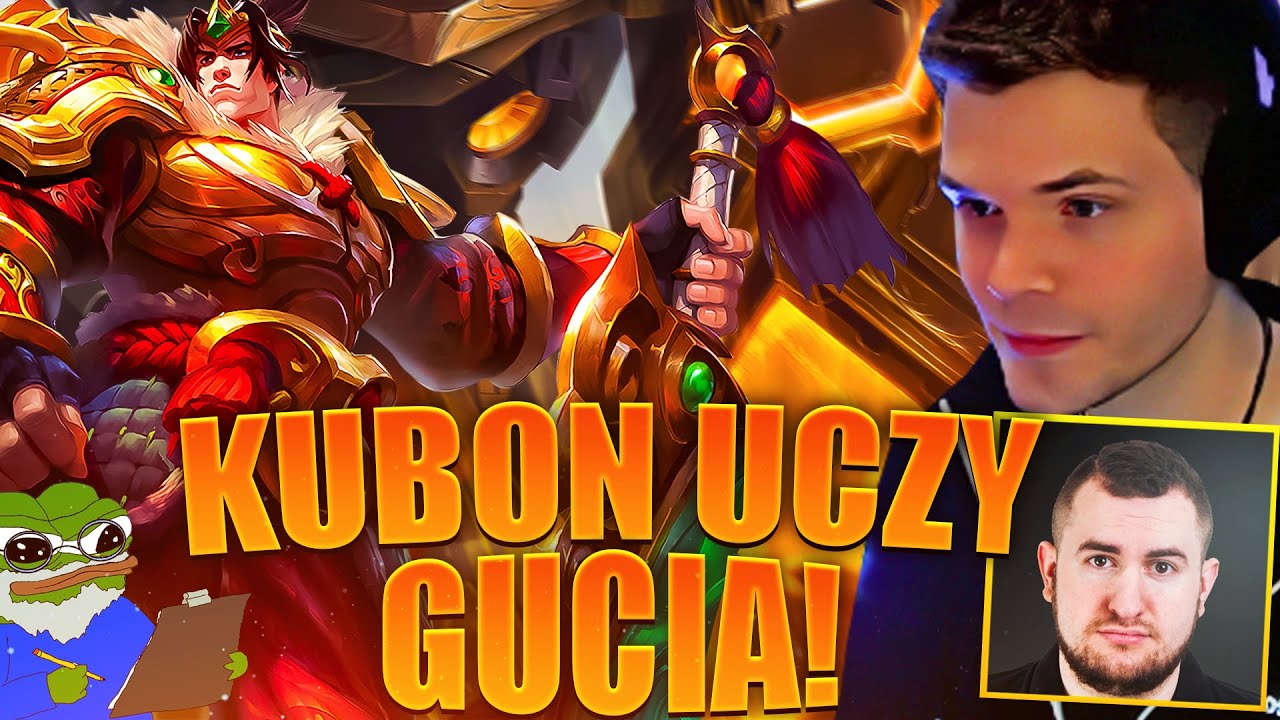 GUCIO I LEAGUE OF LEGENDS I COACHING GUCIA PRZEZ KUBONA! I NAJLEPSZE MOMENTY STRIMA #586
