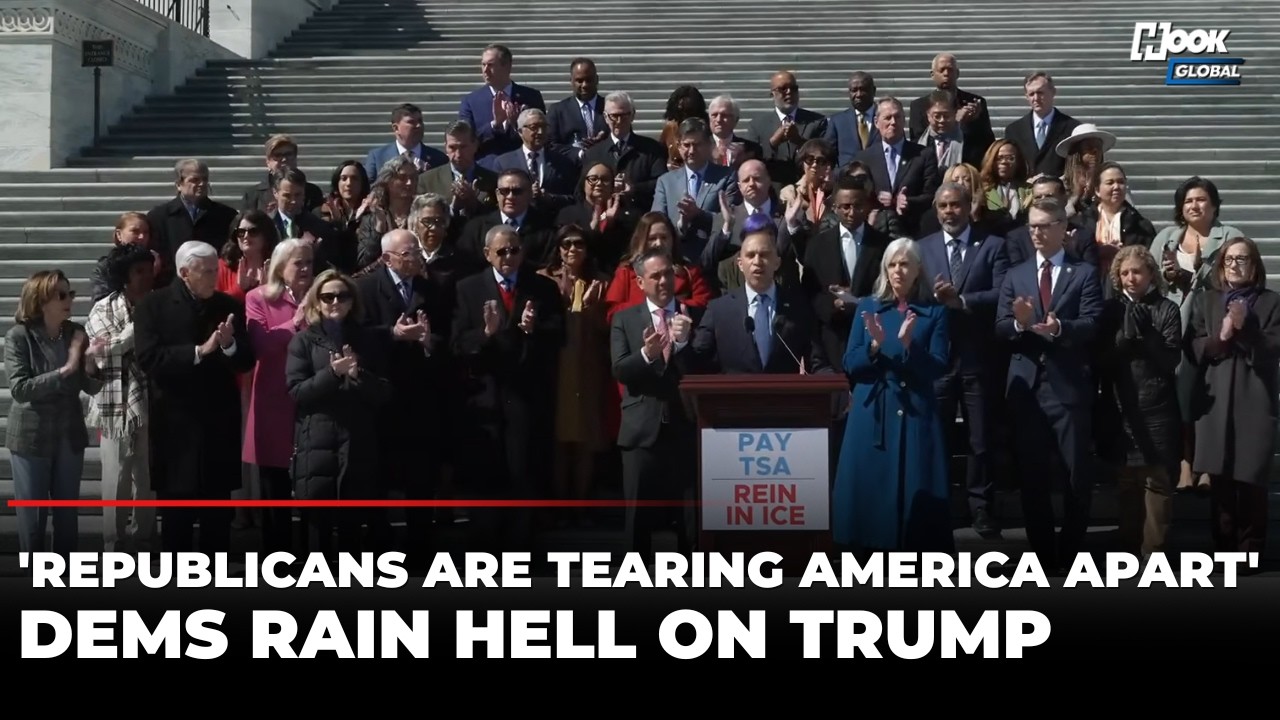 'It's Time To Pay TSA': House Democrats Hakeem Jeffries & Others Hammer Trump & GOP In Explosive PC