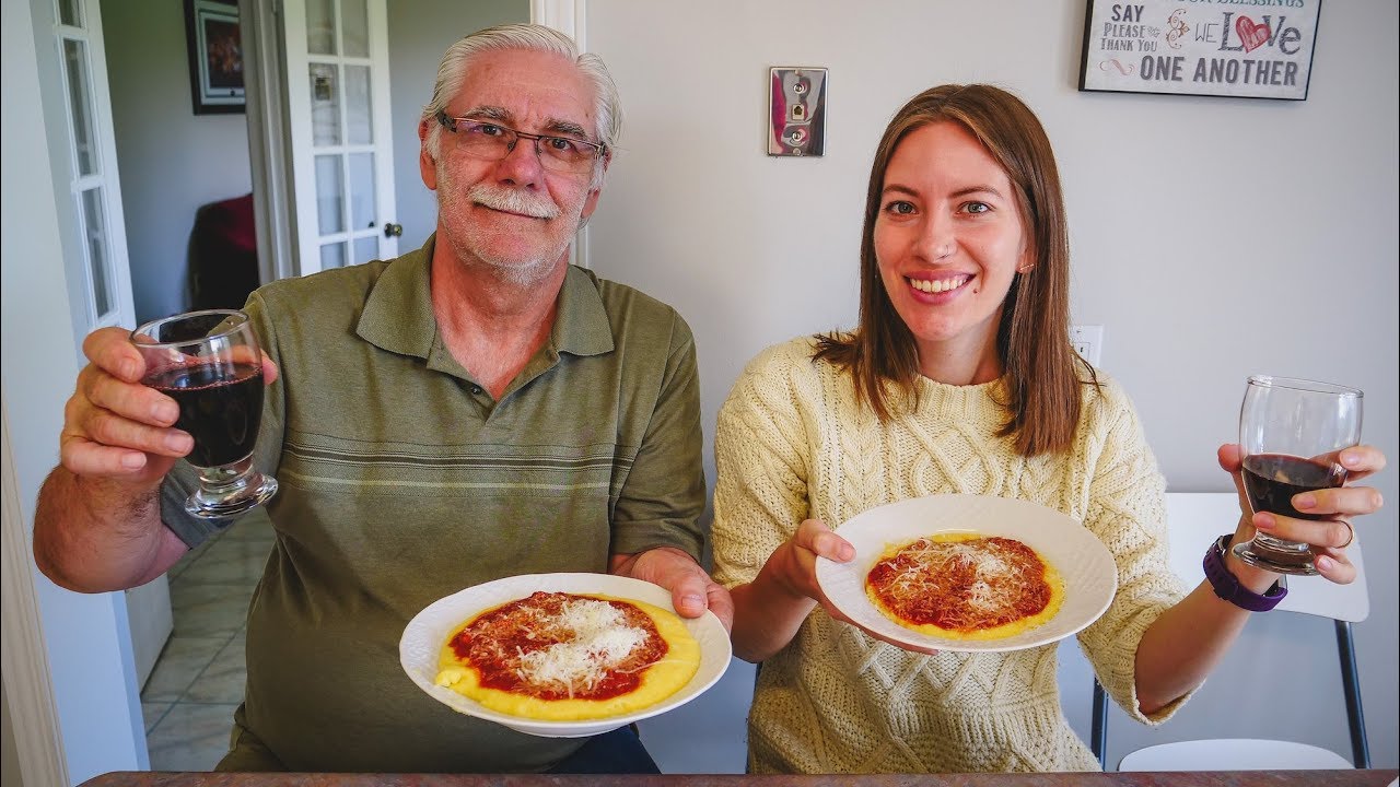 Polenta con Salsa y Queso 🧀🍲👨‍🍳 Domingo de Polenta Casera, Vino Mendocino y Relatos del Campo 🇦🇷🍲🍷