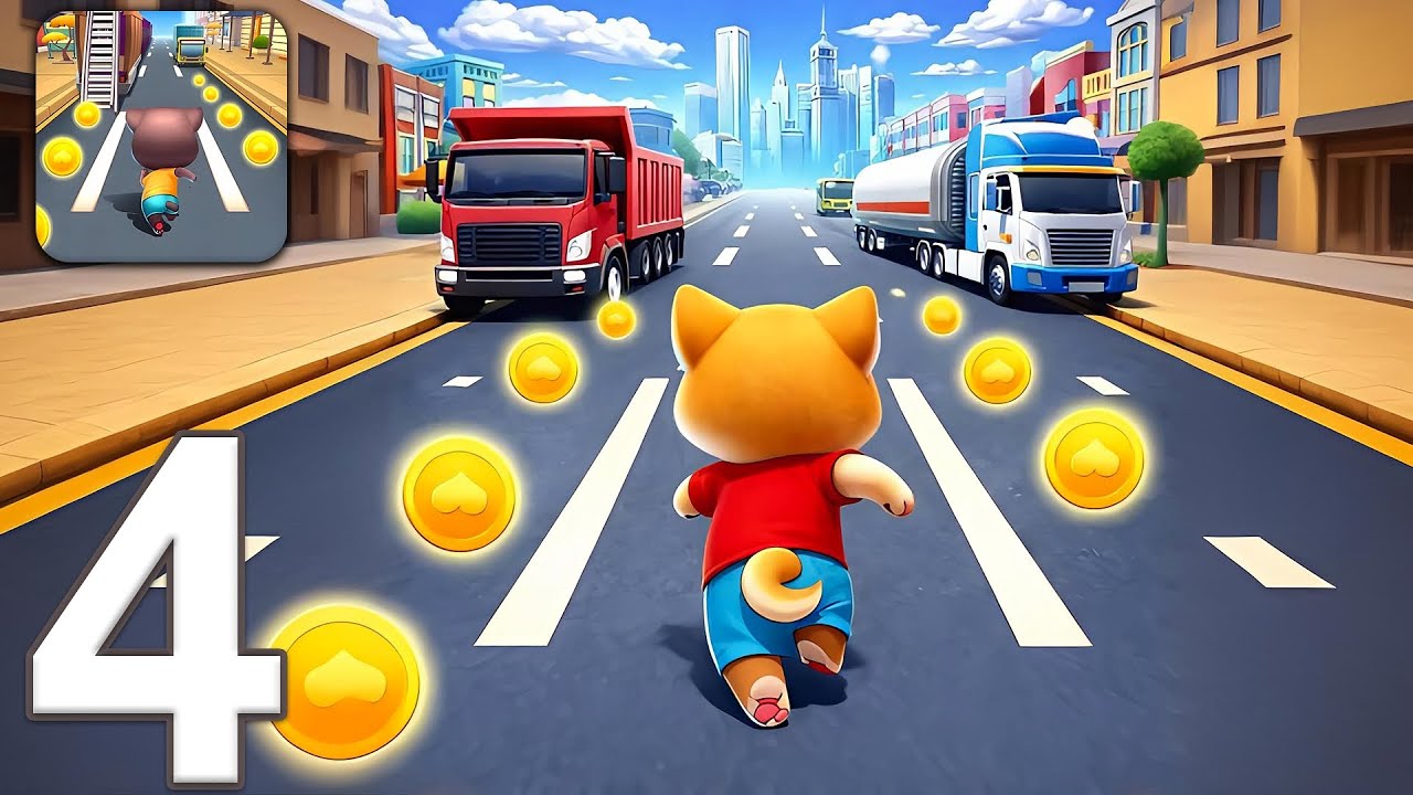 Cat Runner: Decorate Home - Gameplay Walkthrough Part 4 (Android, iOS)