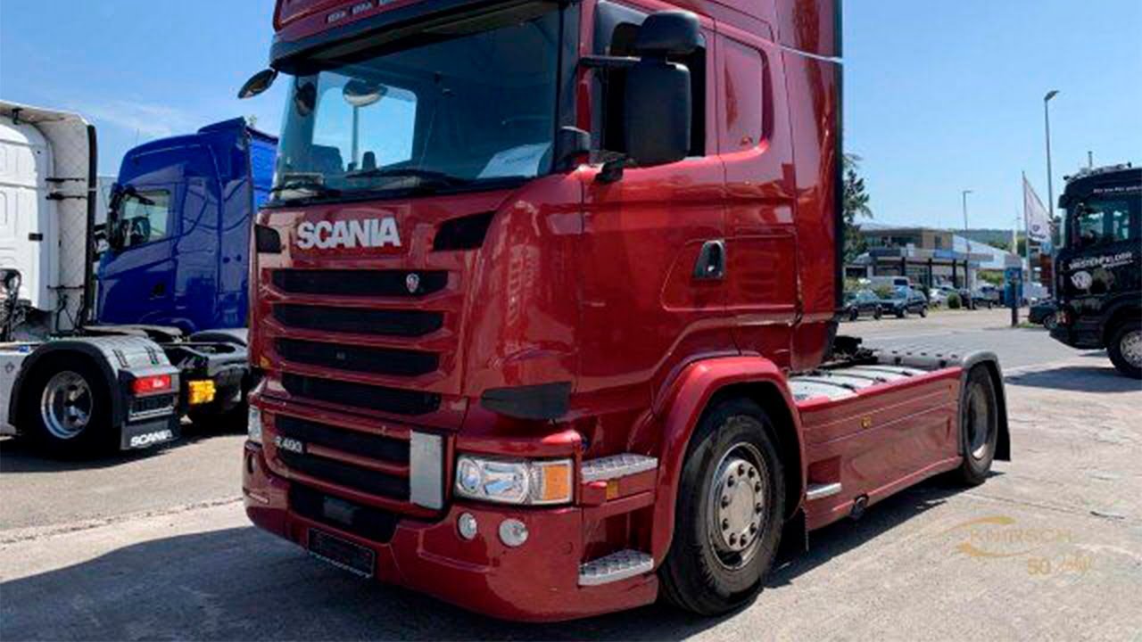 Купить б/у тягач SCANIA R490 LA4X2MNA. Buy used Tractor SCANIA R490 LA4X2MNA. Location Germany.