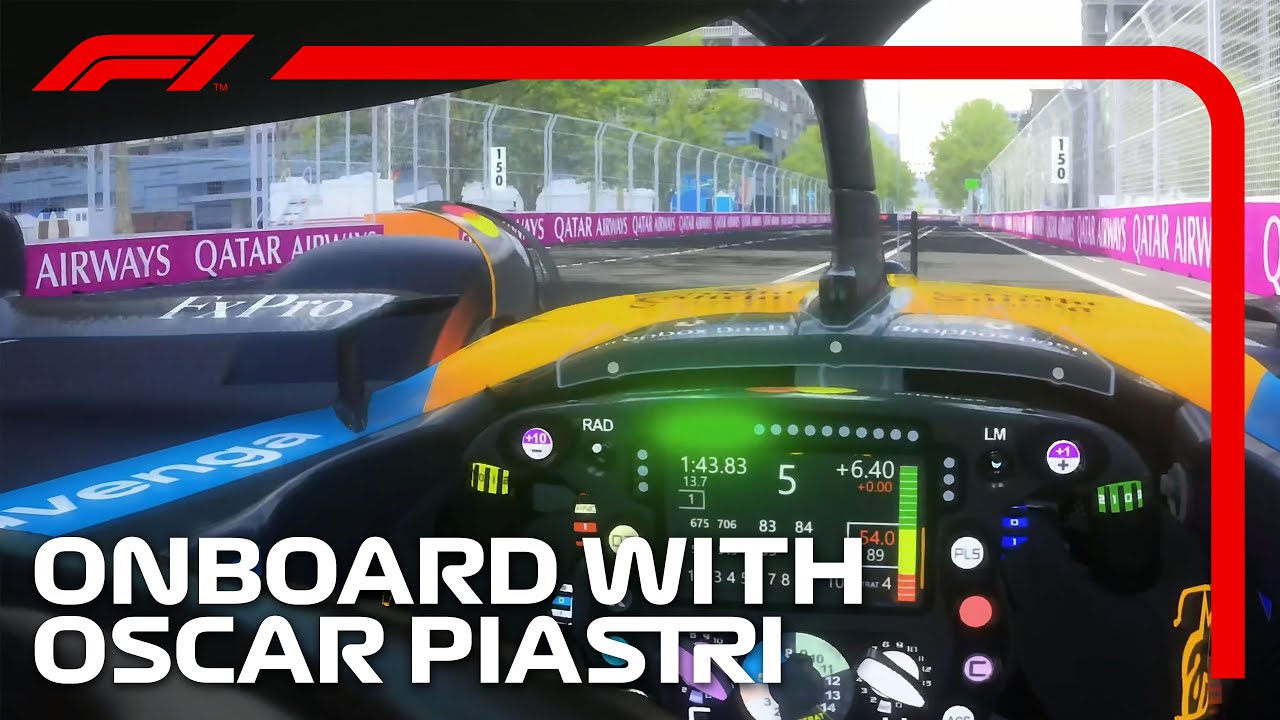 Oscar Piastri - Helmet Cam Lap - 2025 AZERBAIJAN GRAND PRIX