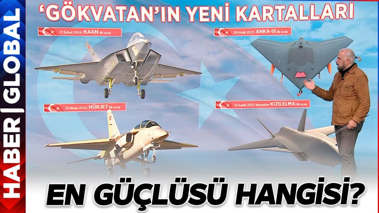 İşte Gök Vatan'ın Yeni Kartalları! Kızılelma, Anka, KAAN, Hürjet... Hangisi Daha Güçlü?
