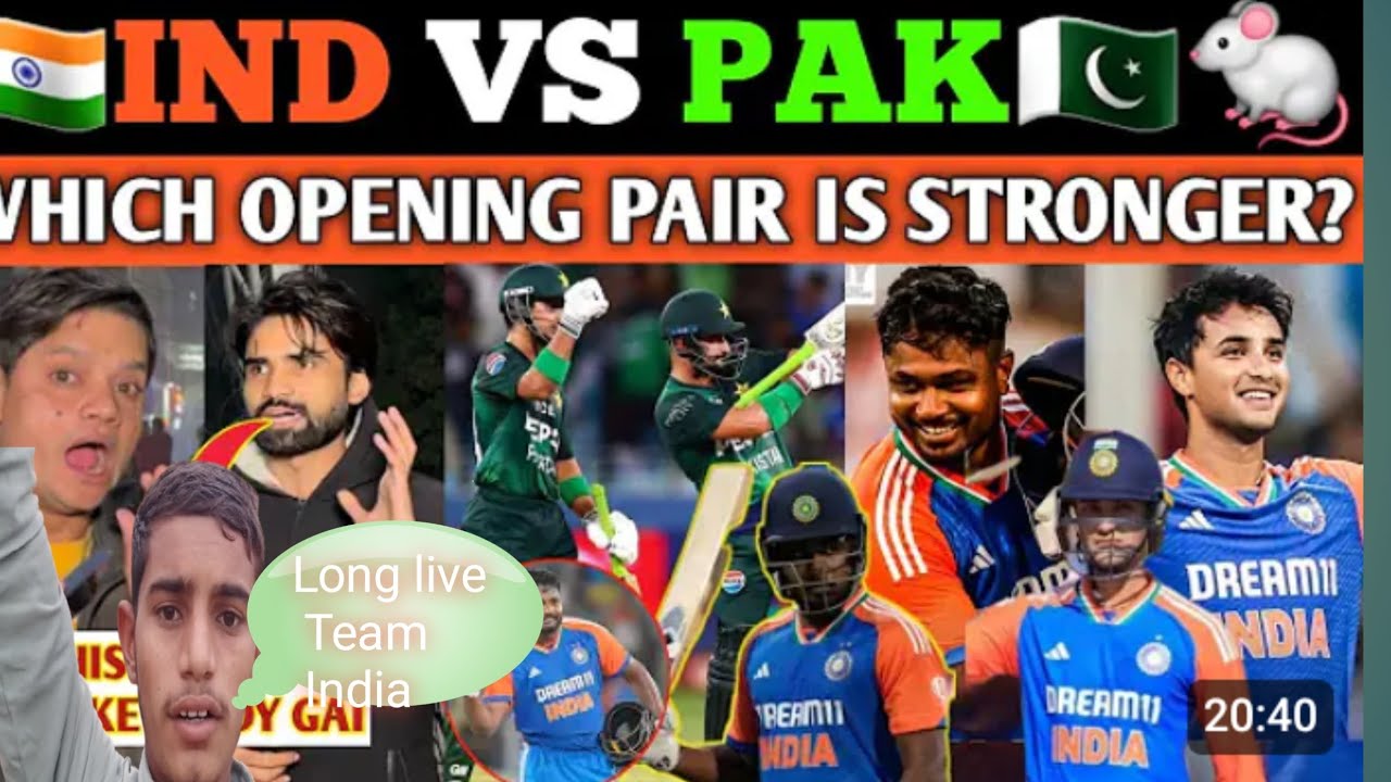 IND🇮🇳 VS PAK🇵🇰 OPENING COMPARISON | ABHISHEK & SANJU VS SAIM AND FARHAN |ABDULWAHAB 