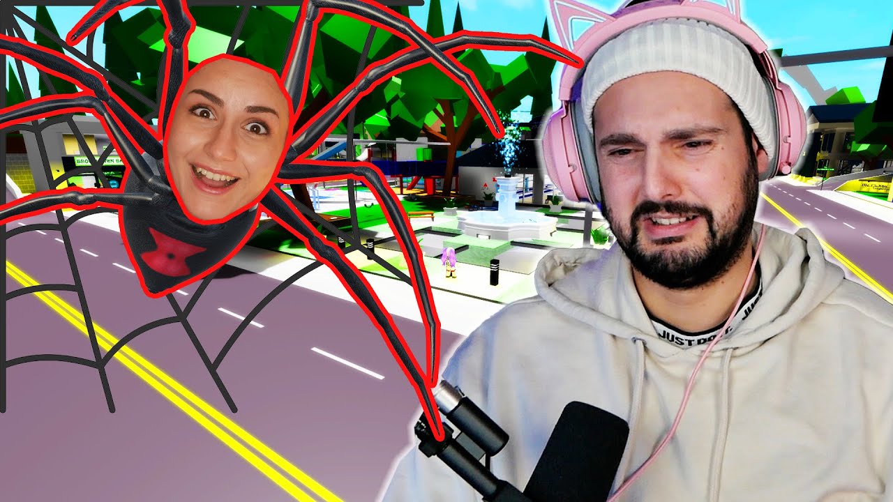 Ich bin 24H eine SPINNE in BROOKHAVEN & PRANKE Leute!