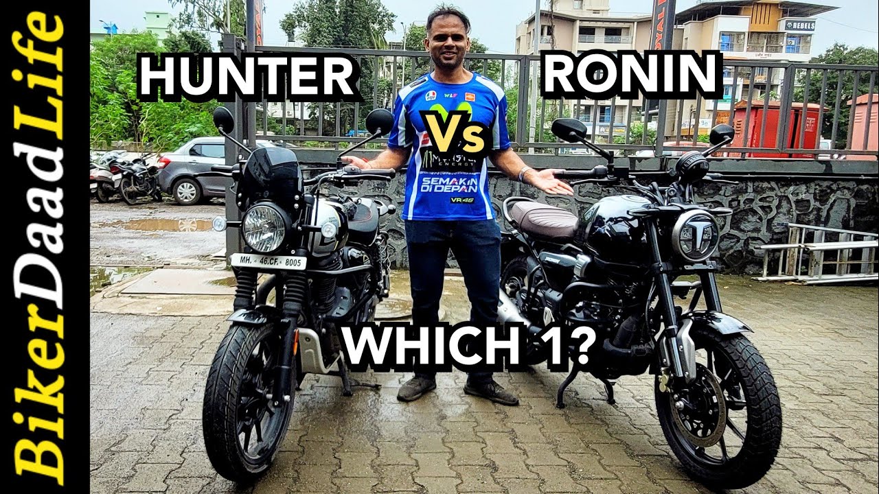 Royal Enfield Hunter 350 vs TVS Ronin 225 | Detailed Ride Review | Top Speed Test | BikerDaadLife