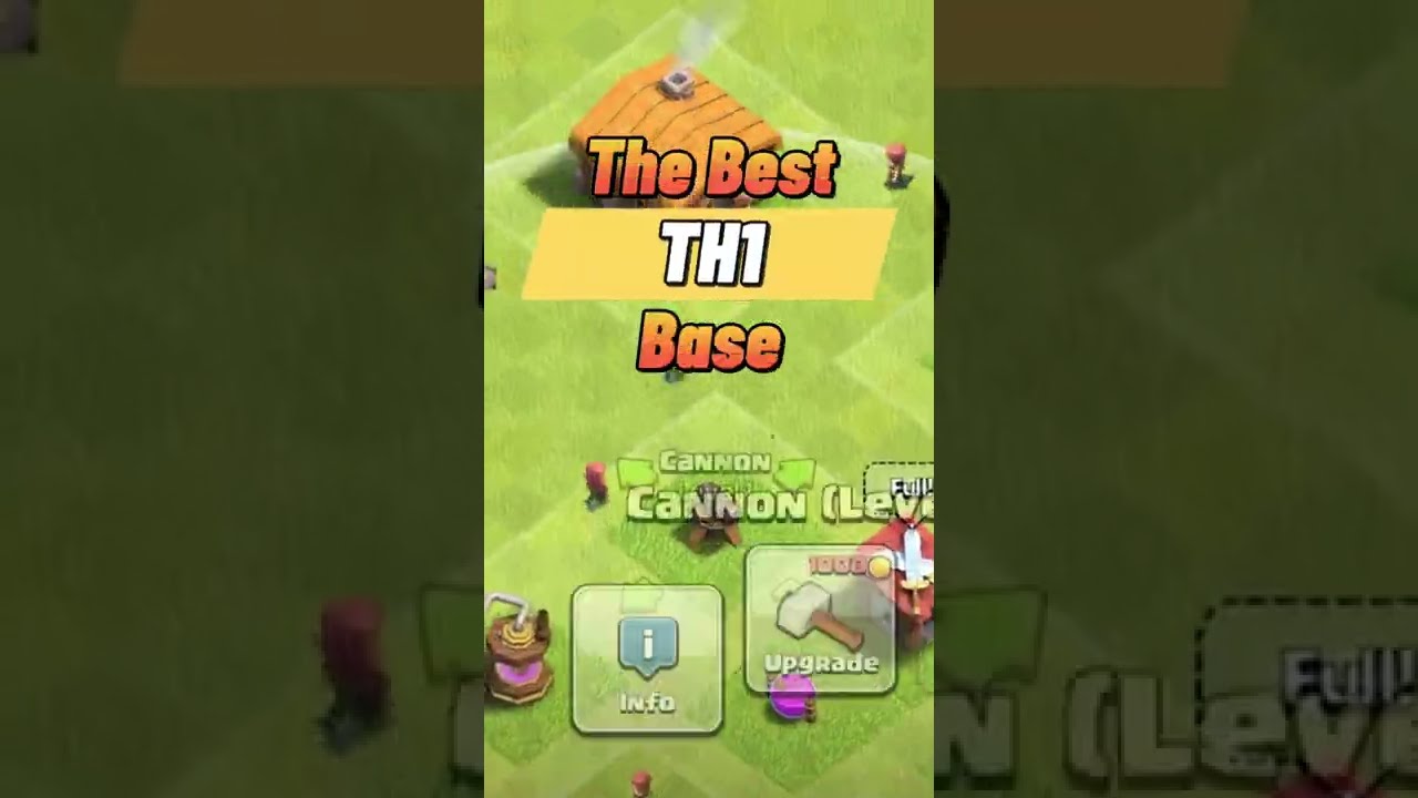 Best TH1 Base With Link | Clash Of Clans