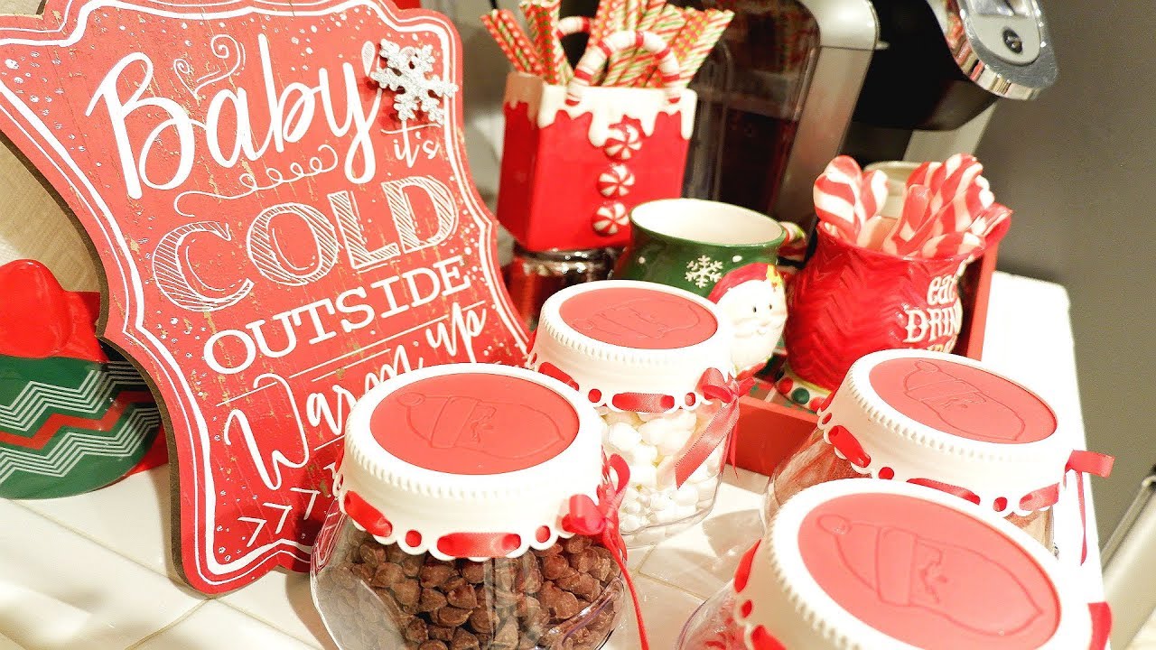 WHIMSY HOT COCOA BAR | + DECORATE WITH ME!