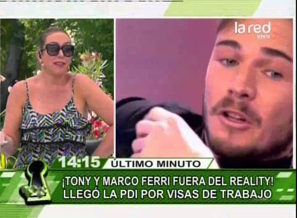 ¡Escándalo! Tony y Marco Ferri fuera del reality