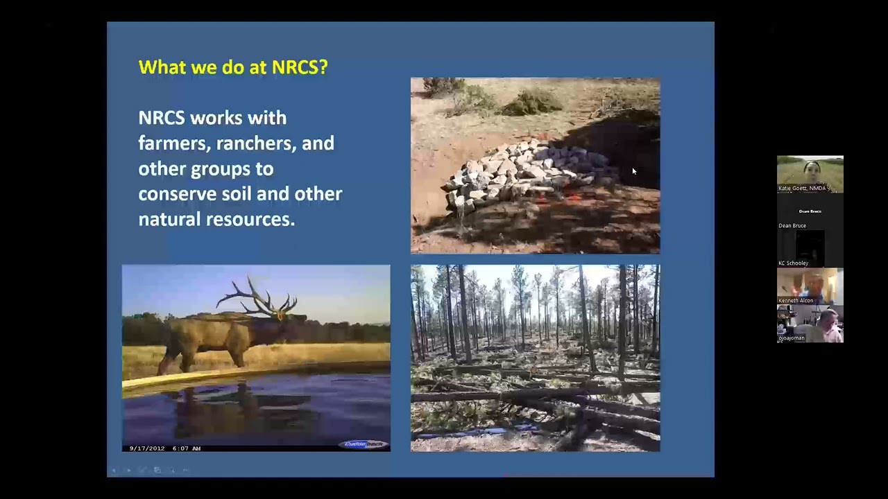 USDA&rsquo;s Natural Resources Conservation Service's conservation planning webinar