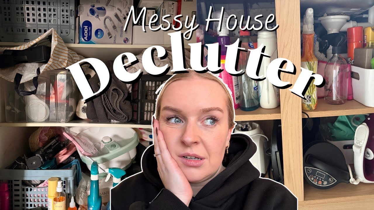 YEARLY HOME DECLUTTER! // Messy, Cluttered House Organisation!