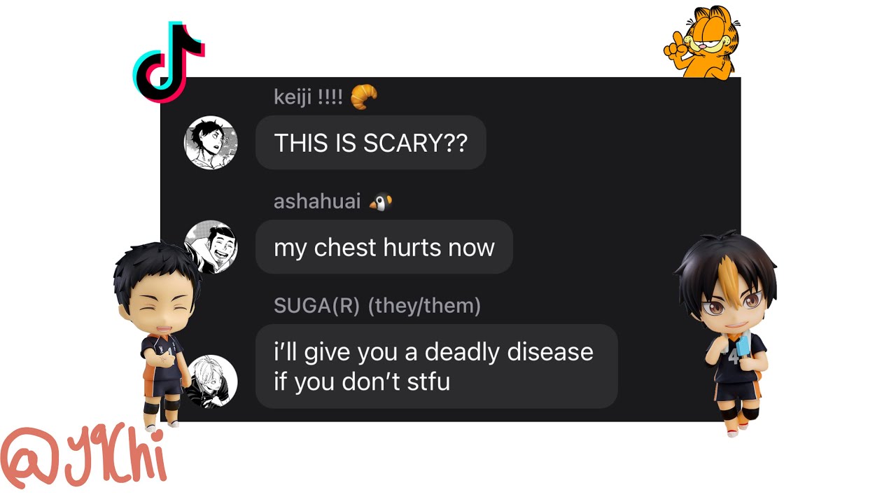 🎪 ;; haikyuu tiktok’s exposed pt1 ;; comedy ;; omgyqchi