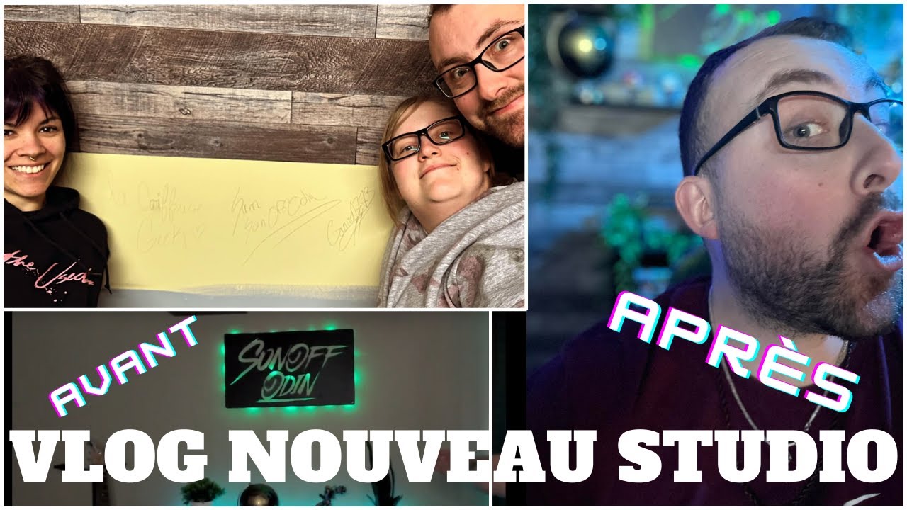 VLOG - MON NOUVEAU STUDIO EST R&Eacute;V&Eacute;L&Eacute; Feat LaCoiffeuseGeek, Gaara, popa et moman!