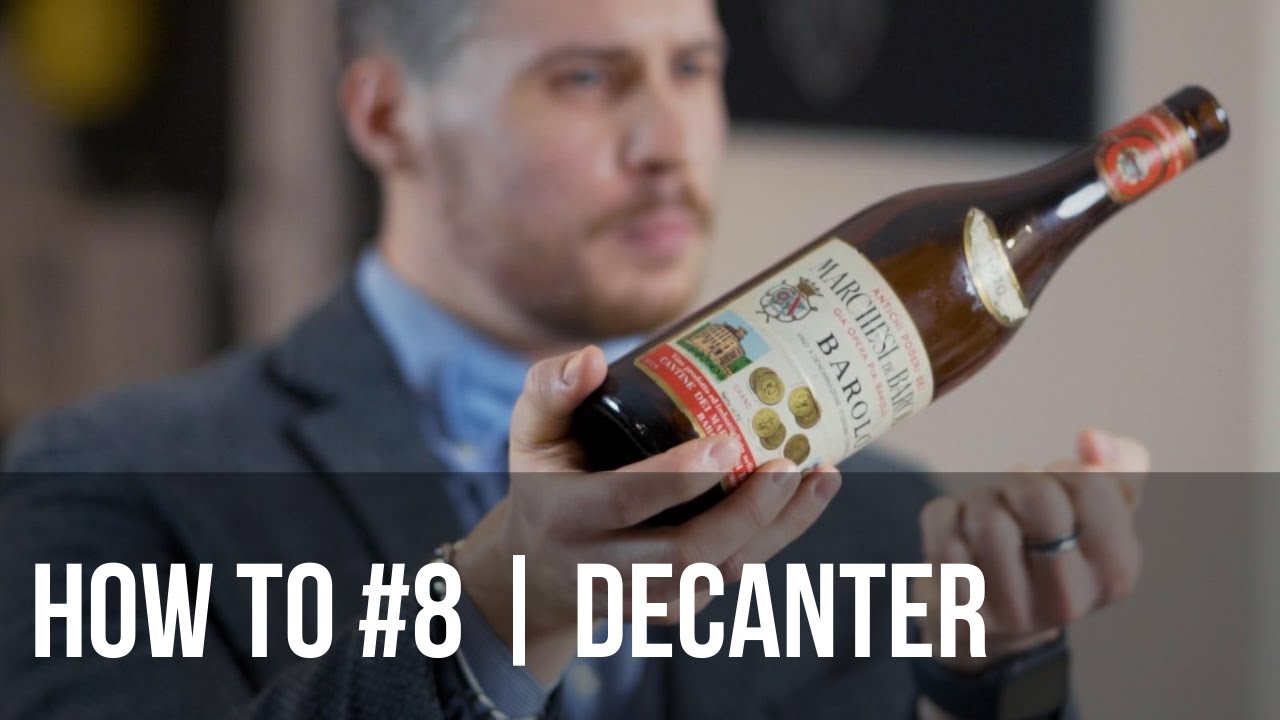 Tutto quello che devi sapere sul DECANTER! Come DECANTARE una bottiglia di vino