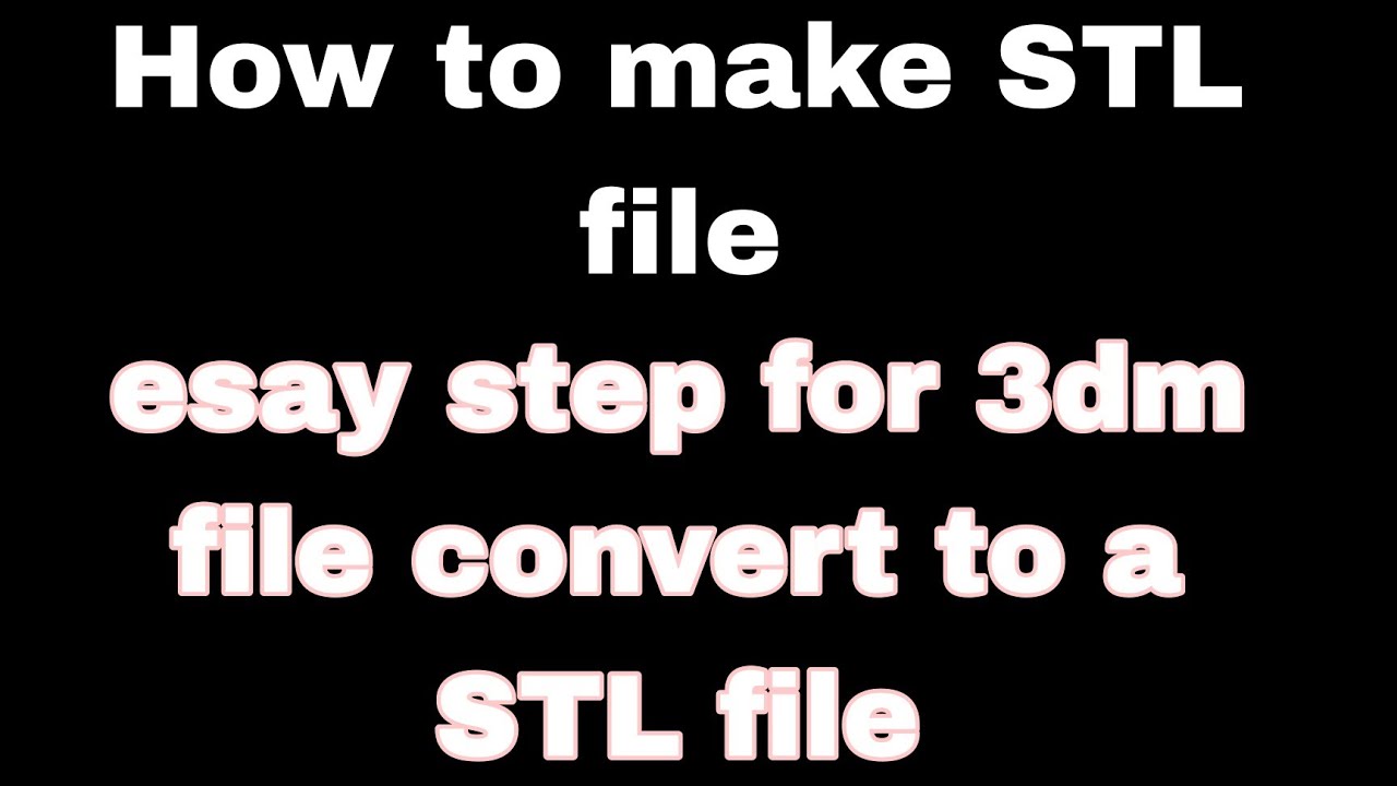 How to make Stl file ।। 3dm file convert to STL file ।। step by step process to create STL file।।