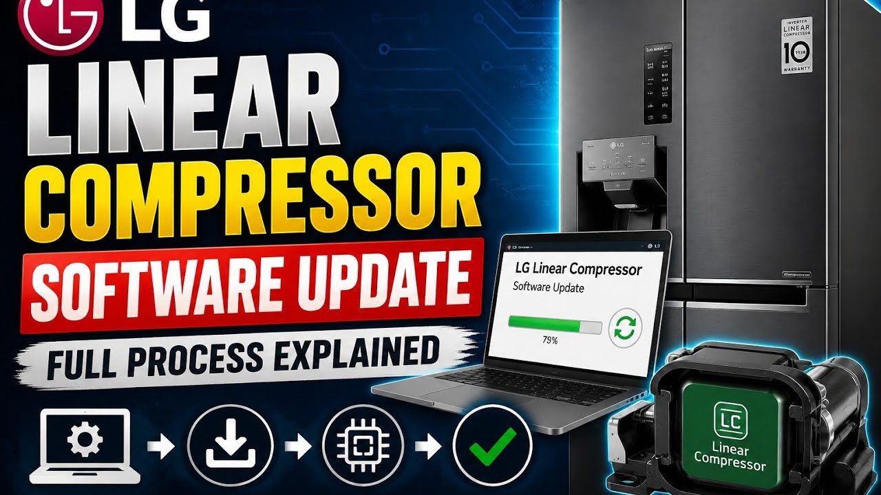 LG Linear Compressor Software Update | Full Process Explained