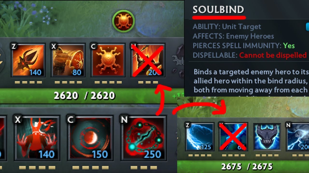 Soulbind can be a mess / Dota Info Clip / Grimstroke