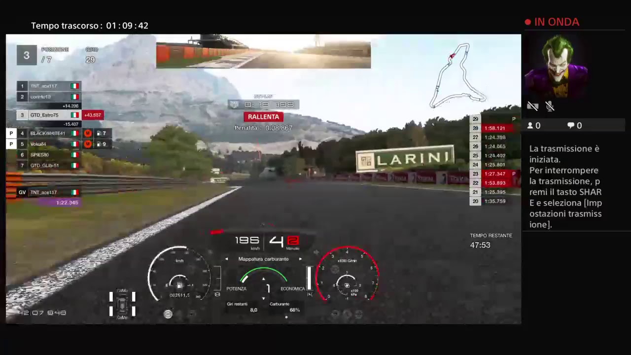 Trasmissione PS4 live di GTD_Estro75