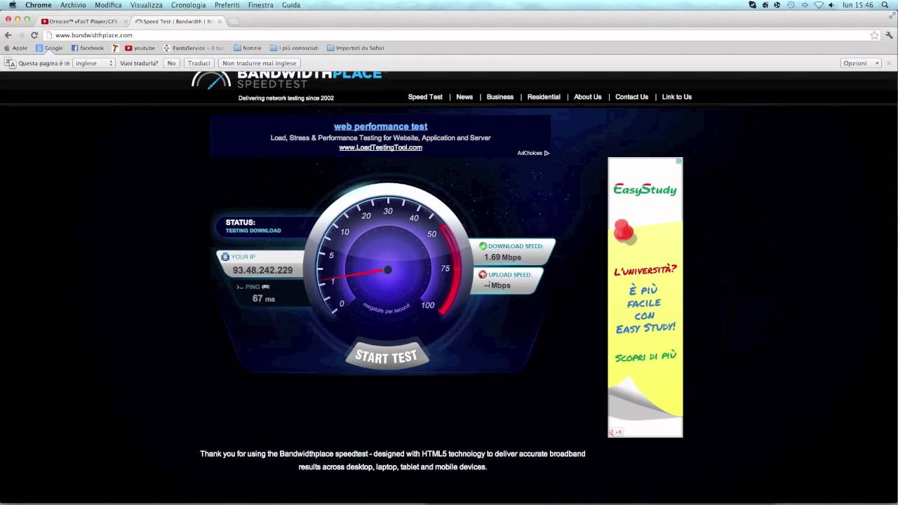 La mia connessione 20 MB super powa -.- FASTWEB FOTTITI