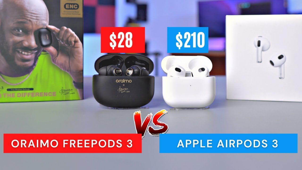 Apple AirPods 3 vs oraimo Freepods 3