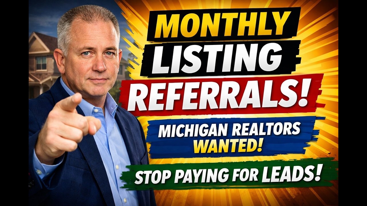 Realtors Join Real Broker Michigan | Get Listing Referrals Monthly with Richard Stewart