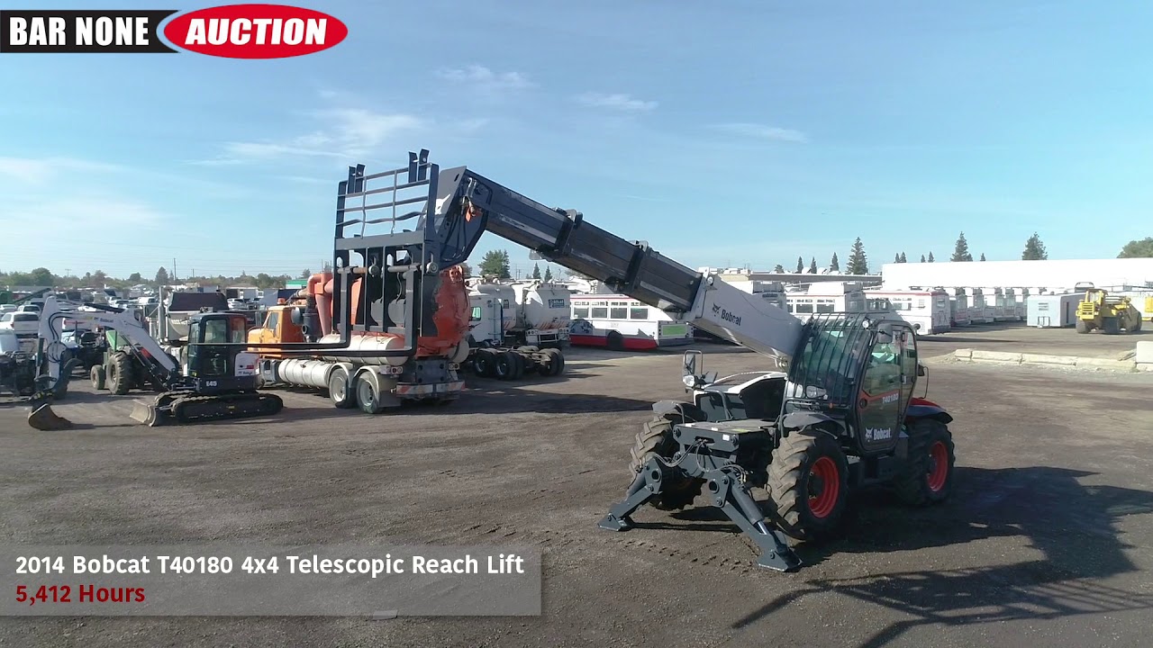 2014 Bobcat T40180 4x4 Telescopic Reach Lift