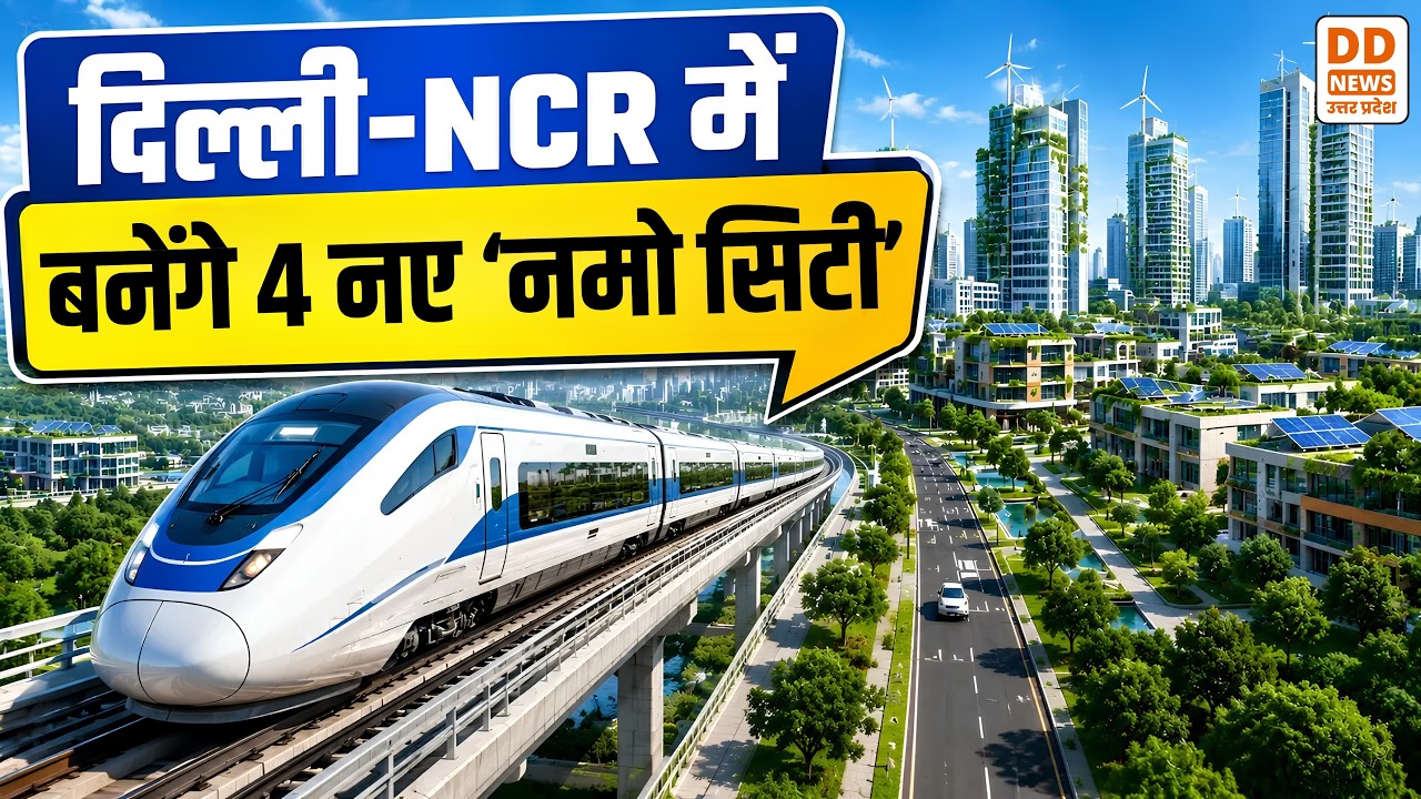 NCRPB की बैठक में बड़ा फैसला: 4 राज्यों में ₹5000 crore से विकसित होंगी 4 नई 'नमो सिटी' | DD News UP