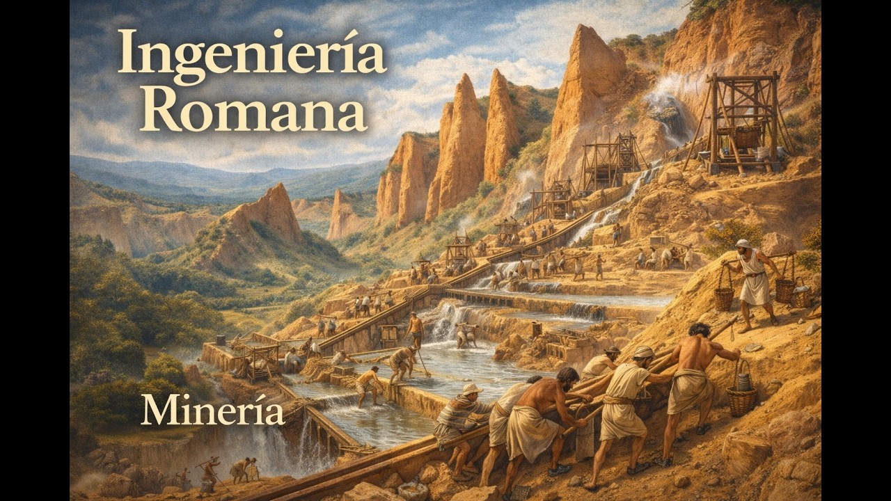 Documental. INGENIER&Iacute;A ROMANA. Miner&iacute;a. En castellano.