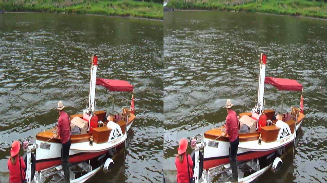 Liberty Belle, Der kleinste Schaufelraddampfer in 3D