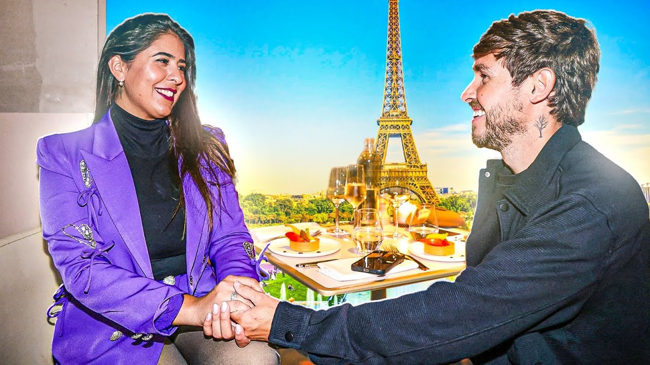 A DANI NÃO ACREDITOU - LEVEI ELA PRA JANTAR NA TORRE EIFFEL