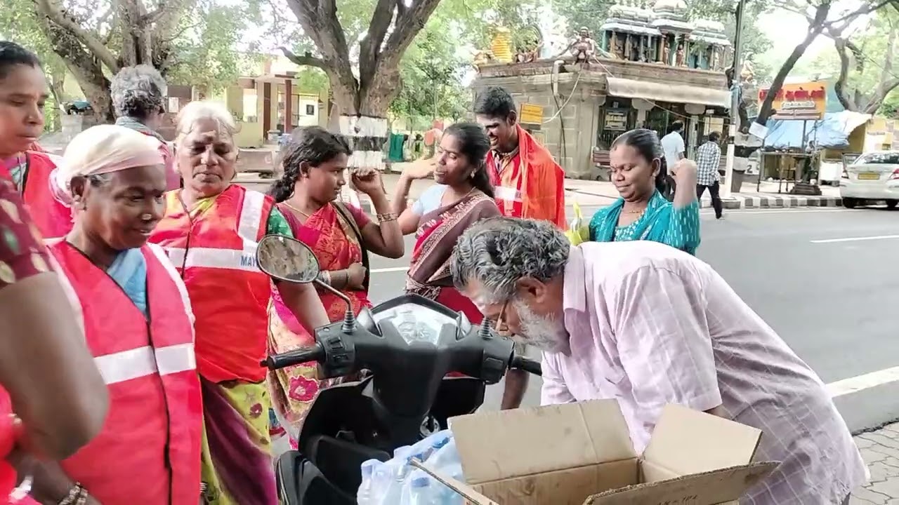 Annadhanam given today at Tiruvannamalai in memory of late kathiravelu Sivarasa 