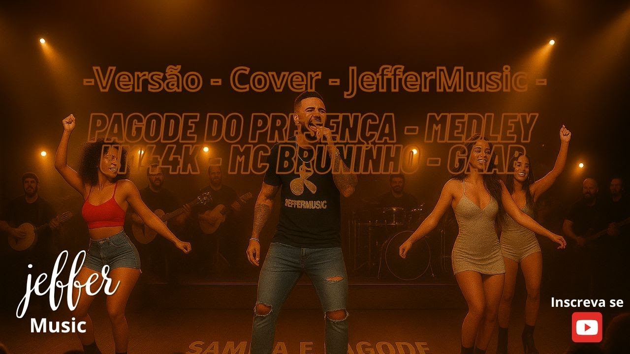Pagode do Presença   Medley Um44k   Mc Bruninho versão Cover JefferMusic