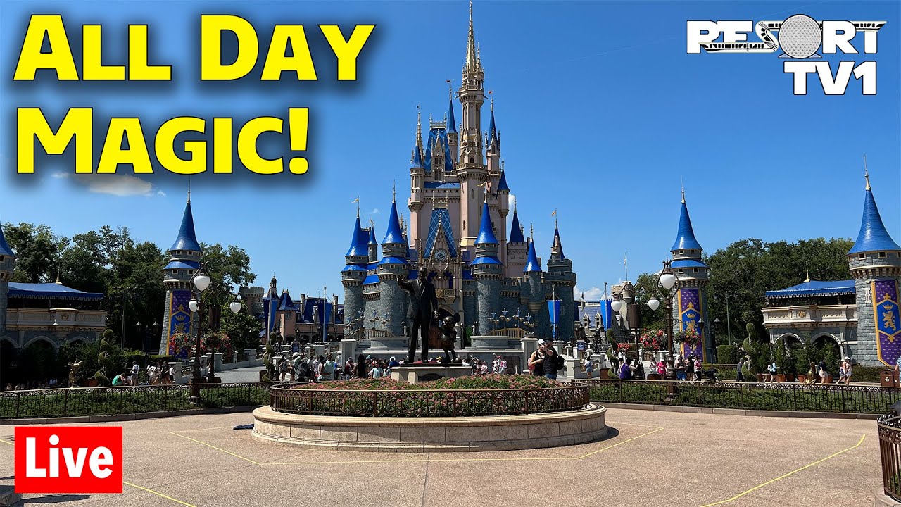 🔴All Day Live Stream: A Relaxing Day at Magic Kingdom - Walt Disney World Live Stream - 2-15-25